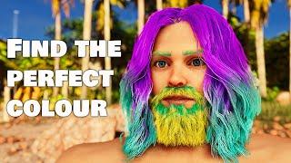 Every Dye Colour on Hair (All 127 dyes) - Ark Survival Ascended.