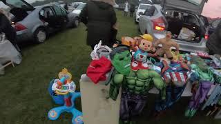 B'LUCKY CAR BOOT HUNT IT'S SUNDAY IT'S DARK AND IT'S COLD LET'S GO CAR BOOT HUNTING ANYWAY VLOG 65