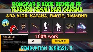 BONGKAR 5 KODE REDEEM FREE FIRE TERBARU HARI INI 2021 JANUARI RESMI DARI GARENA BURUAN DIREDEEM !!!