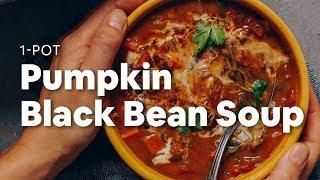 1-Pot Pumpkin Black Bean Soup | Minimalist Baker Recipes
