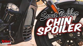 Chin Spoiler Mod on the Indian Scout Bobber!