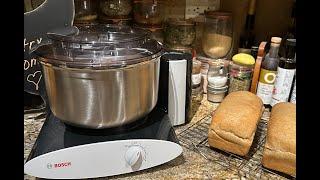 Unboxing Bosch Black Universal Plus Mixer & making some delicious bread with it!