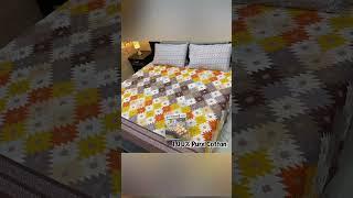 Nishat/pure cotton bedsheets /0326 7000 156/#purecotton #trending