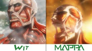 Wit Studio VS MAPPA Titans - Attack on Titan 4 Season