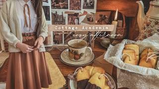 A cosy November day at home | Quiet Hobbies & Baking Biscuits ️ Cottage Academia