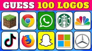 Guess the Logo in 3 Seconds | 100 Apps Logo Quiz