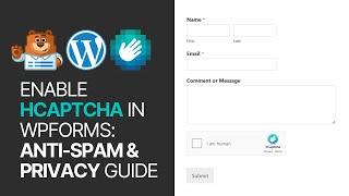 How To Enable hCAPTCHA In WPForms WordPress Plugin Contact Form - Anti-Spam & Privacy Tutorial 