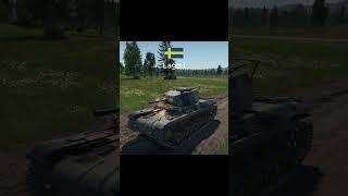 Different Countrys in Swedish Ground Force I War Thunder #shorts