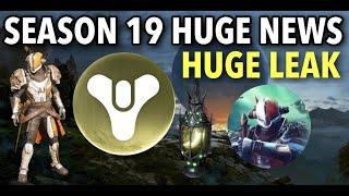 HUGE SEASON 19 NEWS! HUGE LEAK! PLOT, EXOTICS, & MORE! Destiny 2: Lightfall (Watch This)