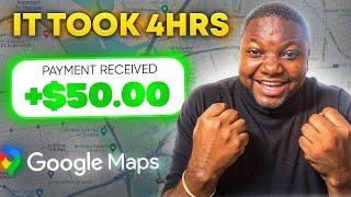 Earn $50/Day With Google Maps (MY PROOF): Try This New Earning App Today | Make Money Online 2024