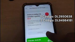 TikTok Lite - Onde Inserir, Colocar o Código de Convite? 2025