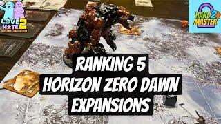 Horizon Zero Dawn The Board Game - Ranking 5 Expansions | Hard 2 Master #HorizonZeroDawn #BoardGames