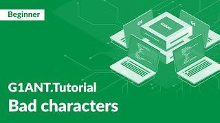 G1ANT Tutorial 7: Handling Bad Characters | Clean Up and Automate Your Data with G1ANT RPA