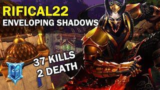 37 Kills 2 Death rifical22 Vatu Paladins Competitive (Diamond) ENVELOPING SHADOWS