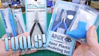 APEX Plastic Modeling Tool Set & USA Gundam Store Tools Review!