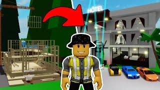 J'AI CONSTRUIT L'HÔTEL LE PLUS LUXUEUX SUR BROOKHAVEN ROBLOX