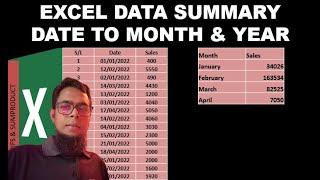 How to Sum data Date to Day, Month & Year in Excel || Excel Sum Base on Day Month & Year