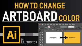 How to change Artboard Background Color in Illustrator | Quick Method | Zeedign Tutorials