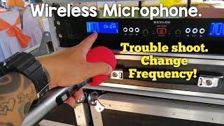 How to Fix the Wireless Microphone, How to Change the Frequency on Wireless Microphone, KEVLER MIC