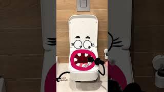 Life Doodles | Toilet and toilet brush  #lifedoodles #shorts #animation #cartoon