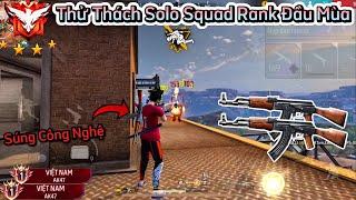 [Free Fire] “Thử Thách Solo Squad” 1 Vs 53 Rank Đầu Mùa Bằng Skin Súng Công Nghệ OB48 Và Cái Kết !