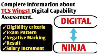 All about TCS Wings1 Digital Capability Assessment April 2021.