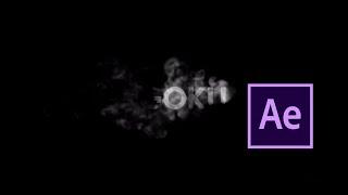 Smoke text reveal in After Effects-Simple After Effects Tutorial