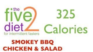 The Five2Diet - How to Cook Smokey BBQ Chicken & Salad Recipe in 30 mins & 325 Calories!!