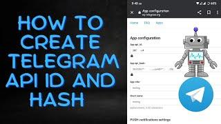 telegram api id and hash । How to create telegram api id and hash । my.telegram.org says error