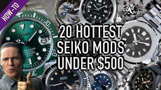The Hottest 20 Modded Seiko Watches Under $500 & Best Places To Buy