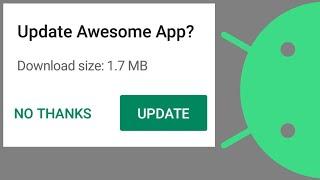 Android: Easily Keep Your Users Up-To-Date