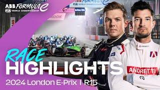 One step closer to crowning our CHAMPION  | Round 15 Hankook London E-Prix Race Highlights