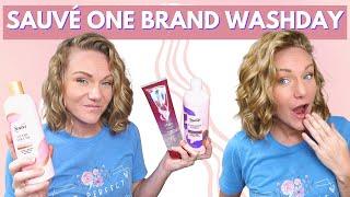 Affordable Sauvé Wavy Curly Hair Routine!