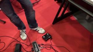 IK Multimedia StealthPedal guitar interface/controller at Musikmesse 2009