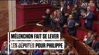 Quand Jean-Luc Mélenchon fait ovationner Edouard Philippe à l'Assemblée