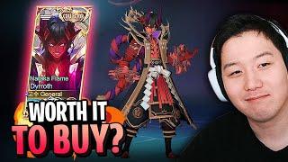 Worth it to buy? Dyrroth Naraka Flame New Skin | Mobile Legends