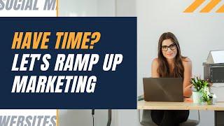 Have downtime, let's ramp up your marketing - Liftoff Agent