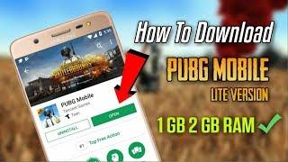 How To Install PUBG MOBILE LITE In 1 GB 2 GB RAM | 100% Working 2019
