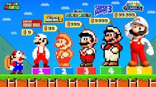 Mario Can Buy All Character Forms of the Fire Flower in Super Mario Bros Games