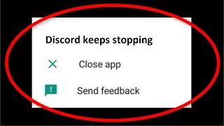 Fix Discord Keeps Stopping Error Android || Fix Discord Not Open Problem Android