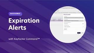 Expiration Alerts