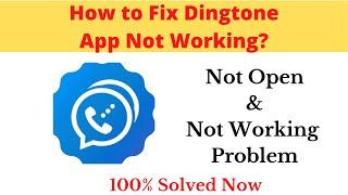 How to Fix Dingtone App Not Working Problem Android & Ios - Not Open Problem Solved | AllTechapple