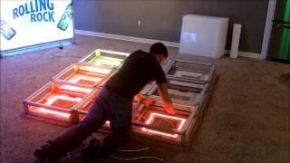 10 Minute LED Lighted Portable Dance Floor Assembly