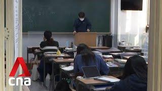 South Korea holds college entrance exams amid COVID-19