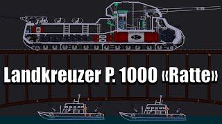 Land Cruiser P.1000 Ratte vs Warships - People Playground