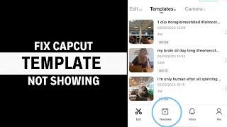 How to Fix Template Not Showing in CapCut on iPhone (SOLUTION)