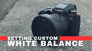 How To Get The BEST White Balance With Panasonic LUMIX Cameras | Custom White Balance #lumix #camera