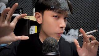 ASMR SMOKING & MOUTH SOUNDS FOR SLEEP