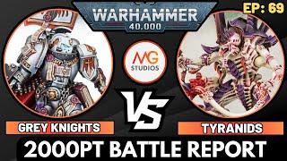 Grey Knights vs Tyranids 2000pts | Warhammer 40k 10th Ed Battle Report Ep69