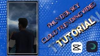 Thunder Sky Cloud Trending Video Tutorial alight motion